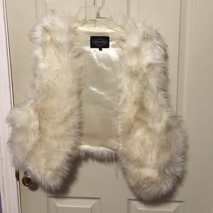 Faux fur vest